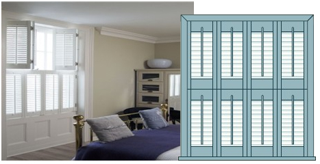 Tier on Tier Shutters