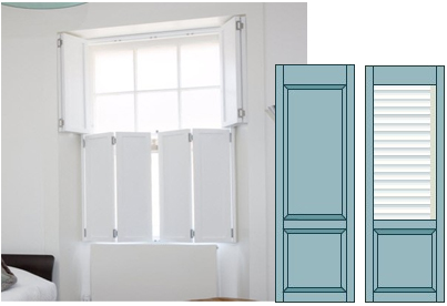 Solid Wood Shutters